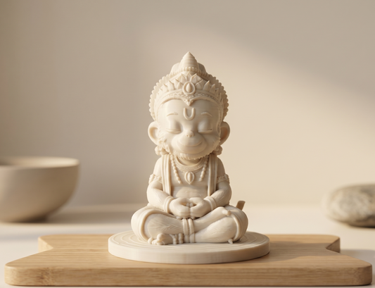Lord Hanuman 3D Printed Idol – Strength & Protection Spiritual Decor Statue