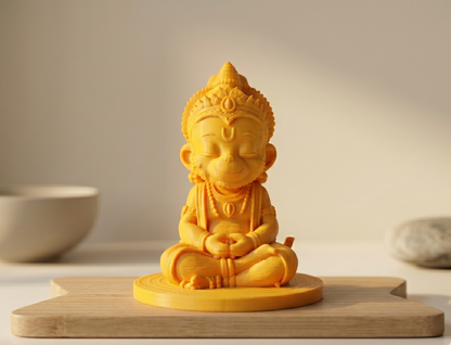 Lord Hanuman 3D Printed Idol – Strength & Protection Spiritual Decor Statue